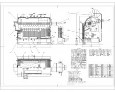 生物質蒸汽鍋爐圖紙(型號:DZH1-1.25-T)